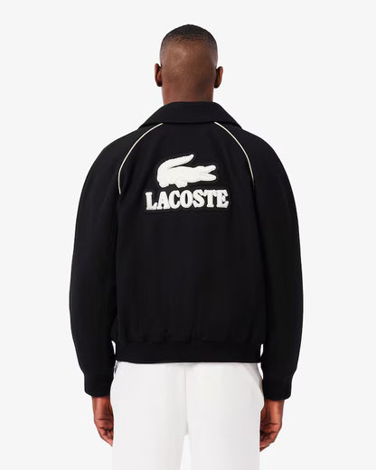 Collegejacke aus Wolle mit Akzent-Badge