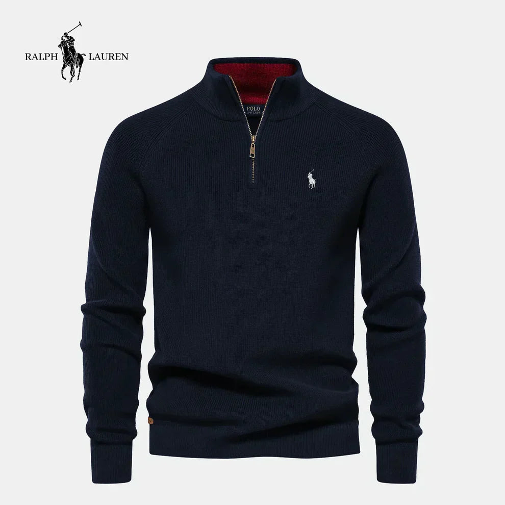knitted polo shirt