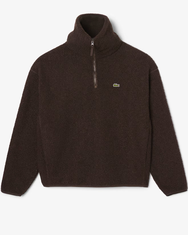 Sweatshirt aus Polar-Fleece mit hohem Kragen und Reißverschluss