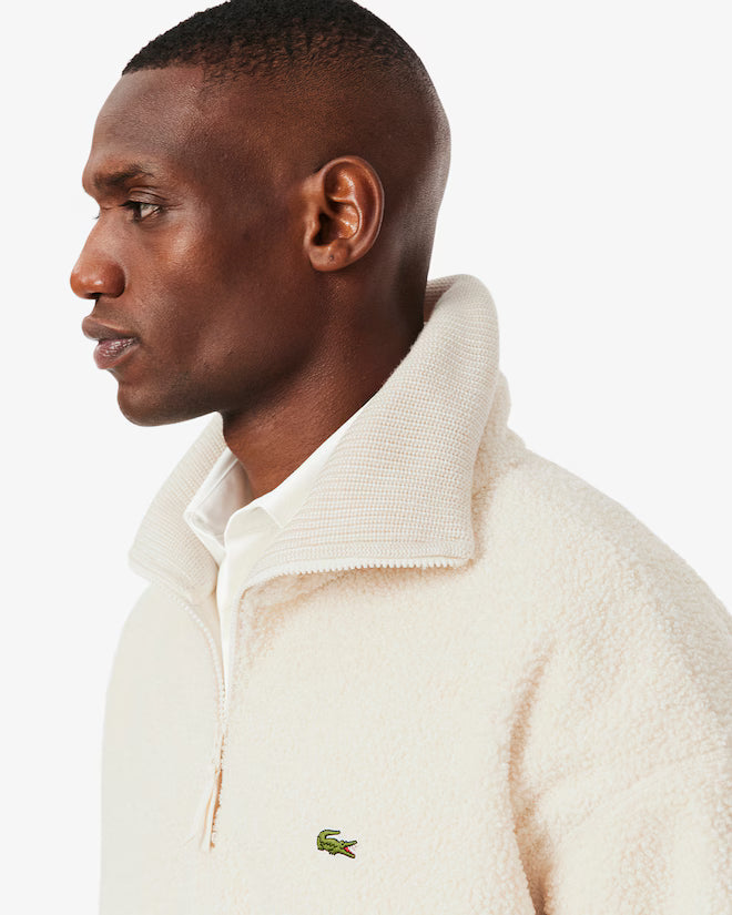 Sweatshirt aus Polar-Fleece mit hohem Kragen und Reißverschluss