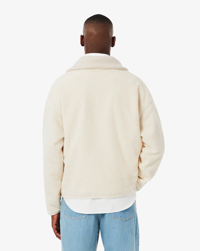 Sweatshirt aus Polar-Fleece mit hohem Kragen und Reißverschluss