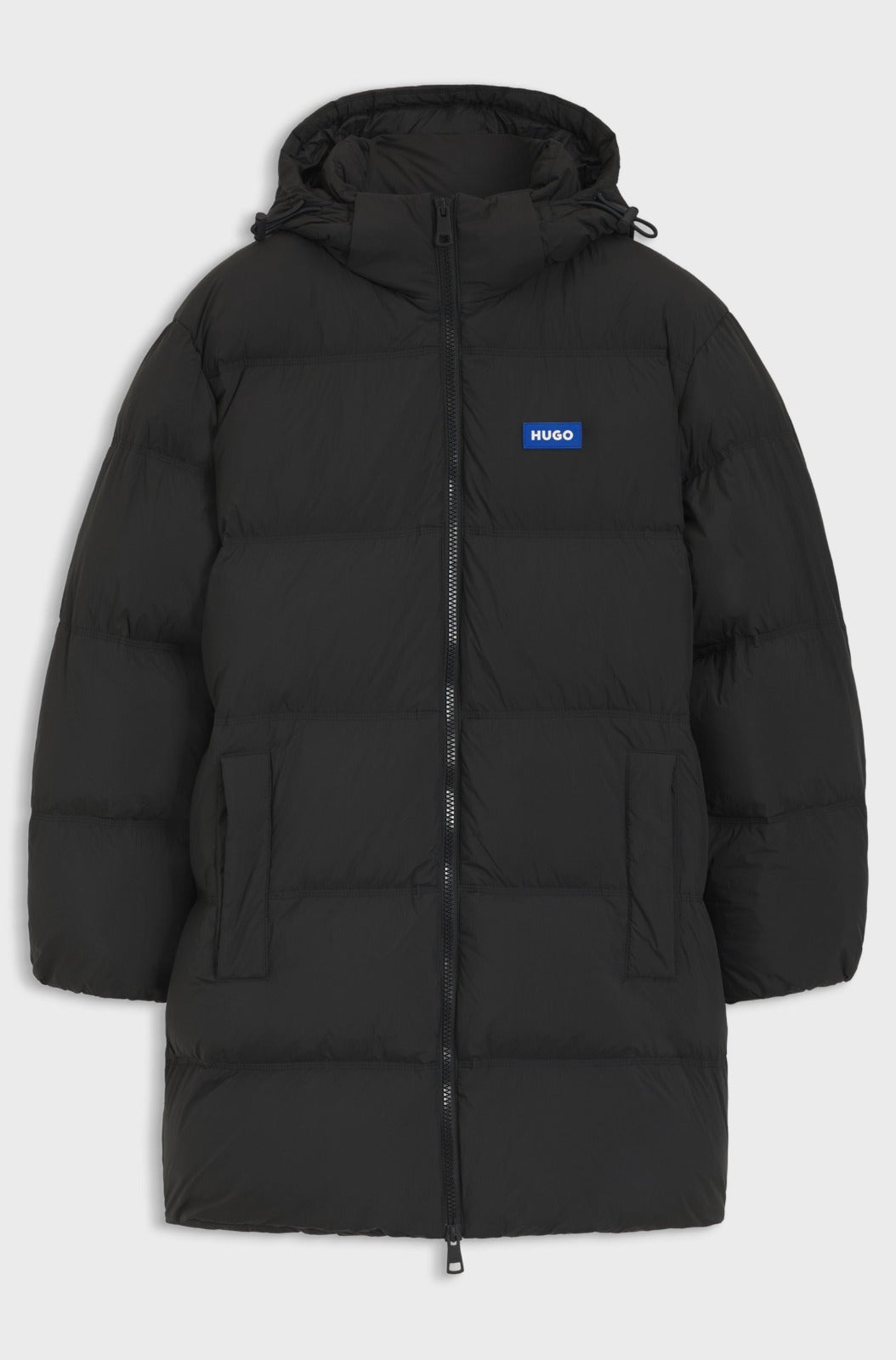 Wattierte Relaxed-Fit Jacke mit verstellbarer Kapuze und wasserabweisendem Finish