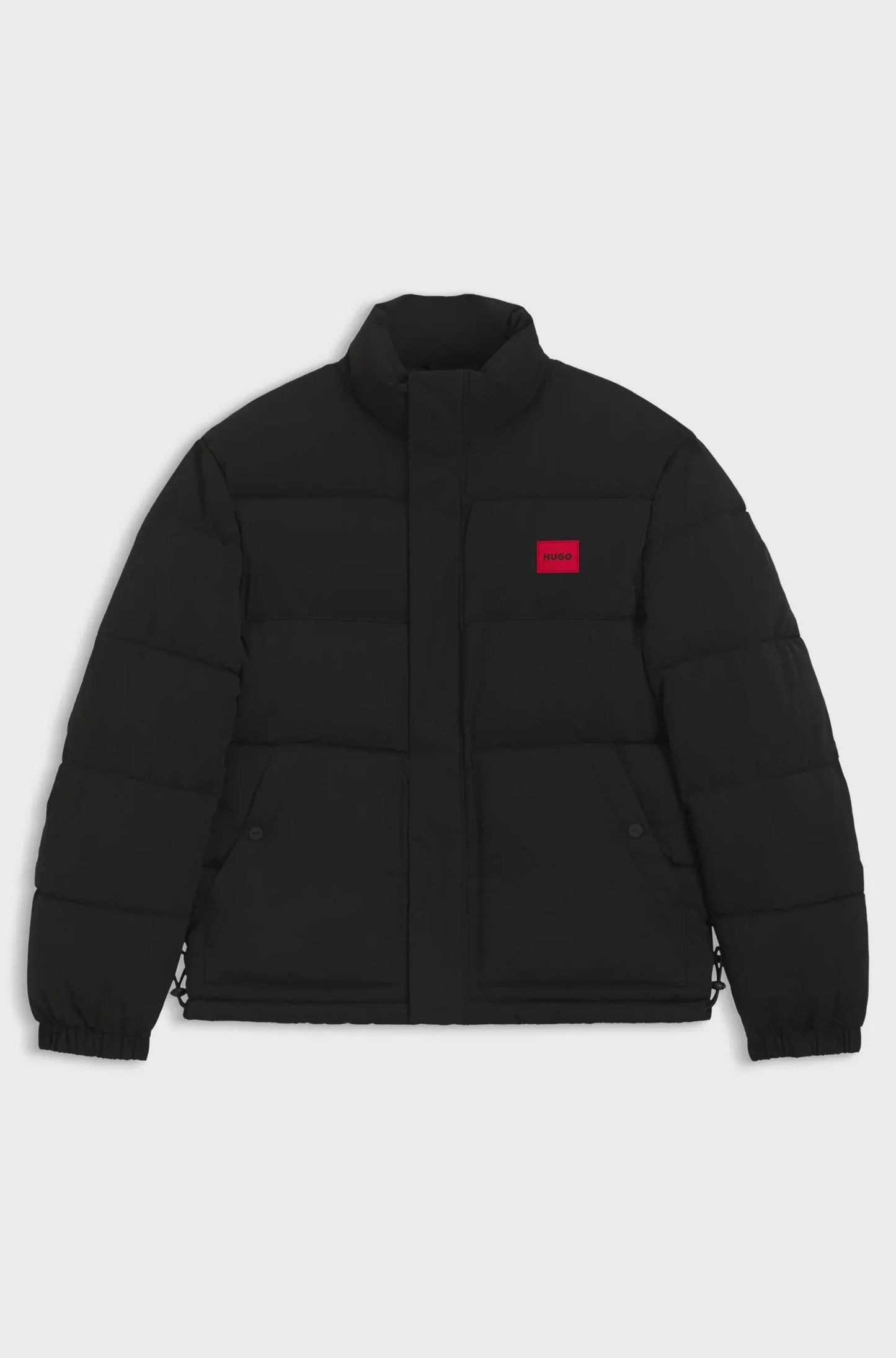 Wasserabweisende Steppjacke mit Logo-Patch