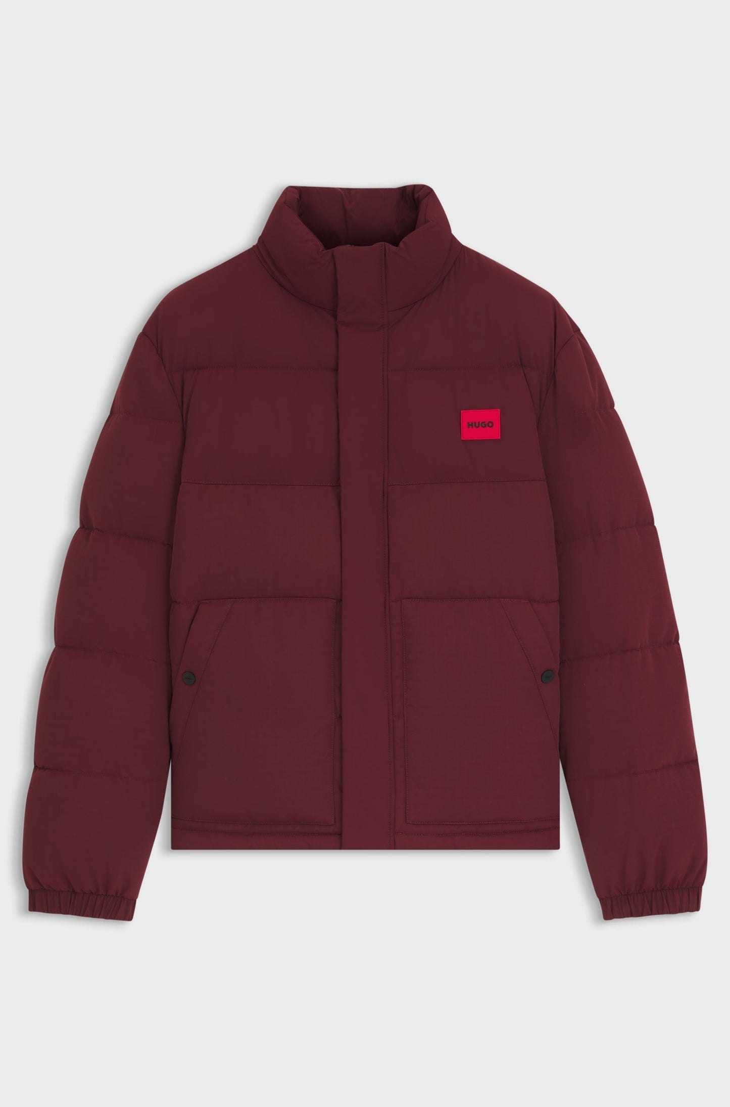 Wasserabweisende Steppjacke mit Logo-Patch