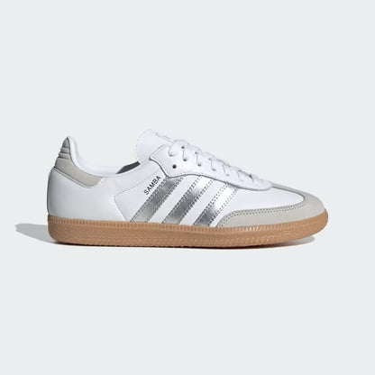 Adidas Samba White Silver Metallic
