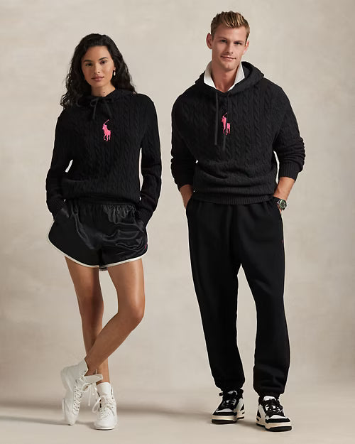 2er Set Hoodie mit Zopfmuster von Pink Pony