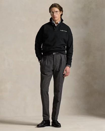 Relaxed-Fit Logo-Sweatshirt mit Kragen